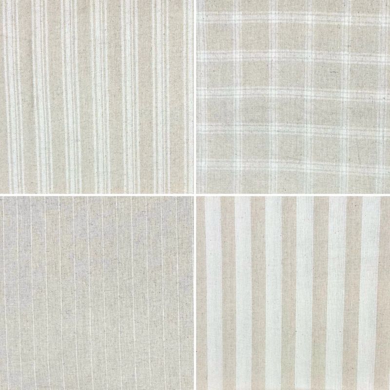 Yarn Dyed Linen Viscose Fabric