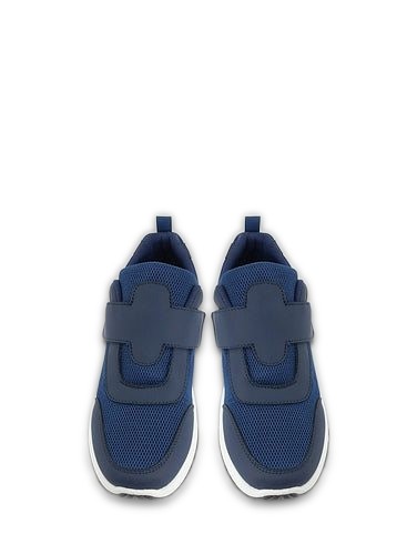 Avery Ladies Touch Fasten Navy Trainers