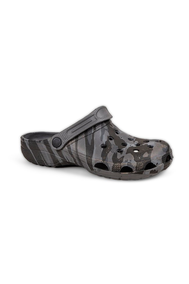 Connor Men Grey Camouflage Clogs