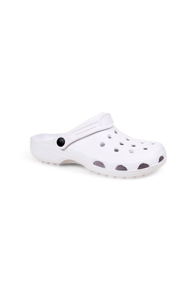 Connor Men White Clogs