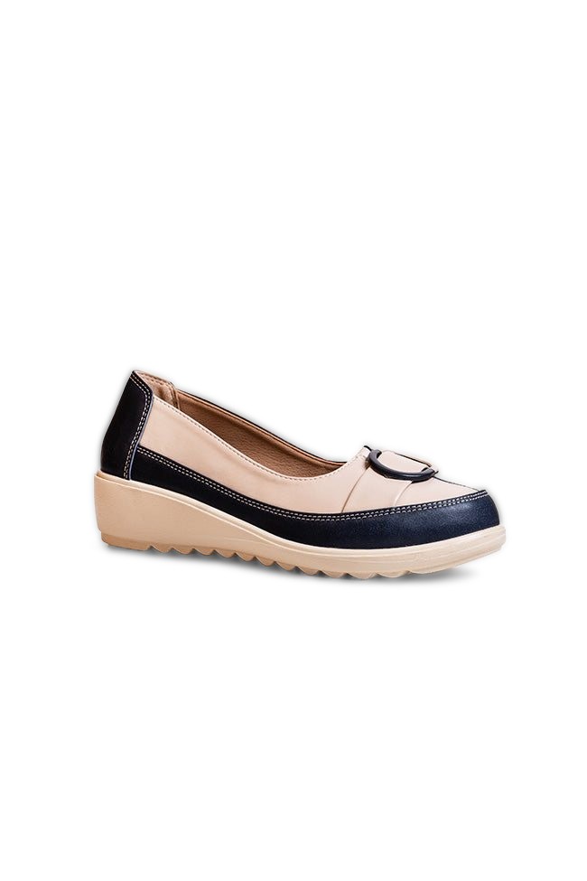 Harmony Dr. Lightfoot Ladies Navy Slip On Closed Toe Casuals