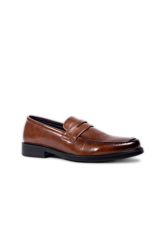 Hunter PU Apron Brown Dr. Lightfoot Loafer