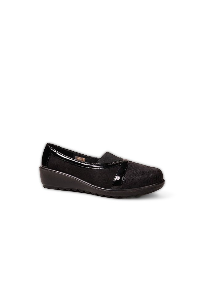Jessica Ladies Dr. Lightfoot Black Casual Shoes