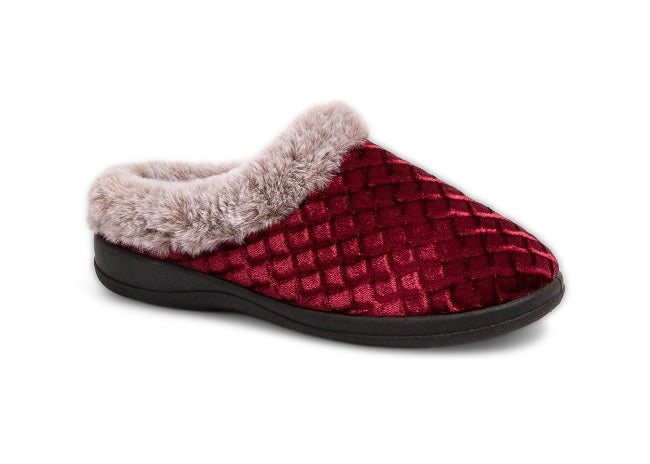 Liberty Dr Lightfoot Burgundy Embellished Women's Slipper