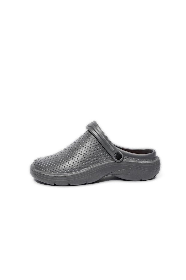 Luca Youth Full Garden Clogs Grey