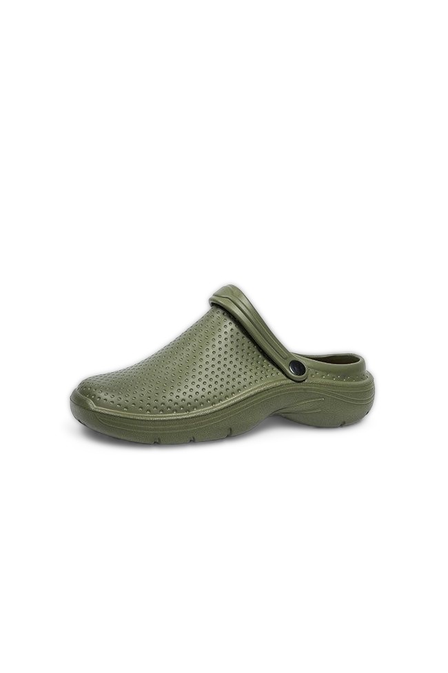 Luca Youth Full Garden Clogs Khaki