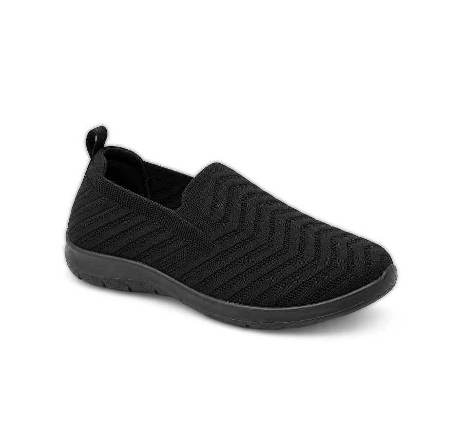 Lydia Ladies Black Casuals