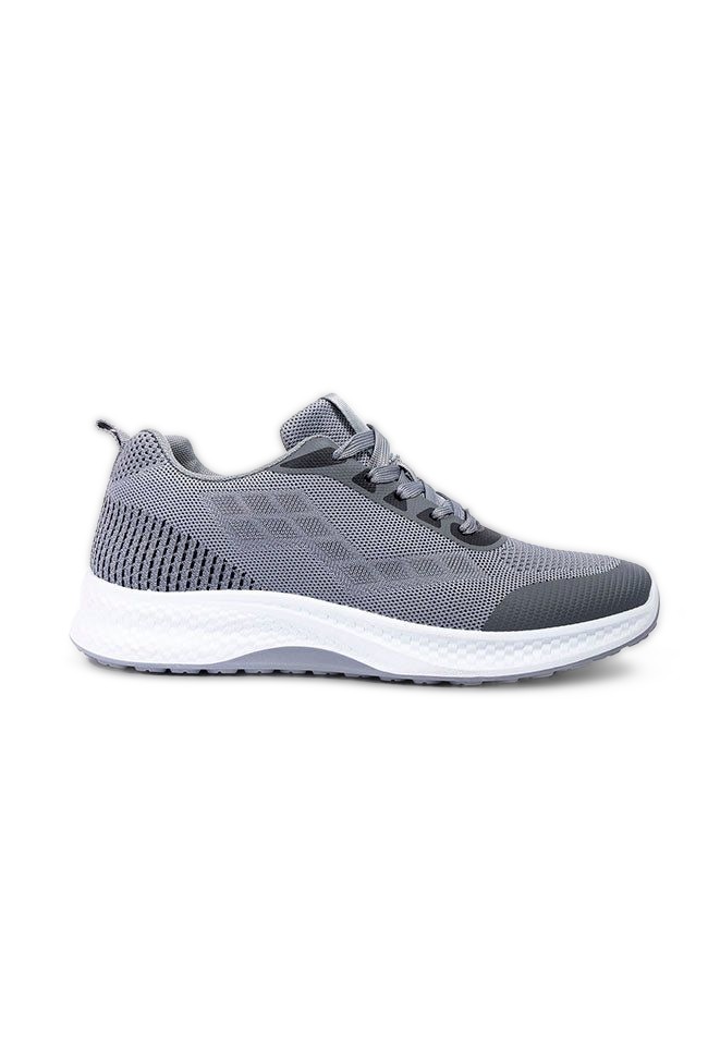 Mateo Men's Lace Up Trainer Grey