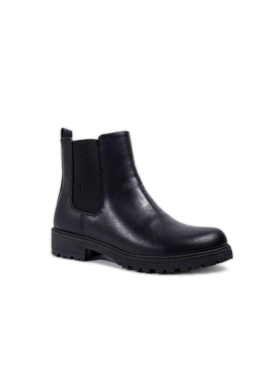 Mila Chelsea Black Matt Boot 4-8