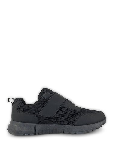NEW Richard Men Touch Fastening Black Trainers