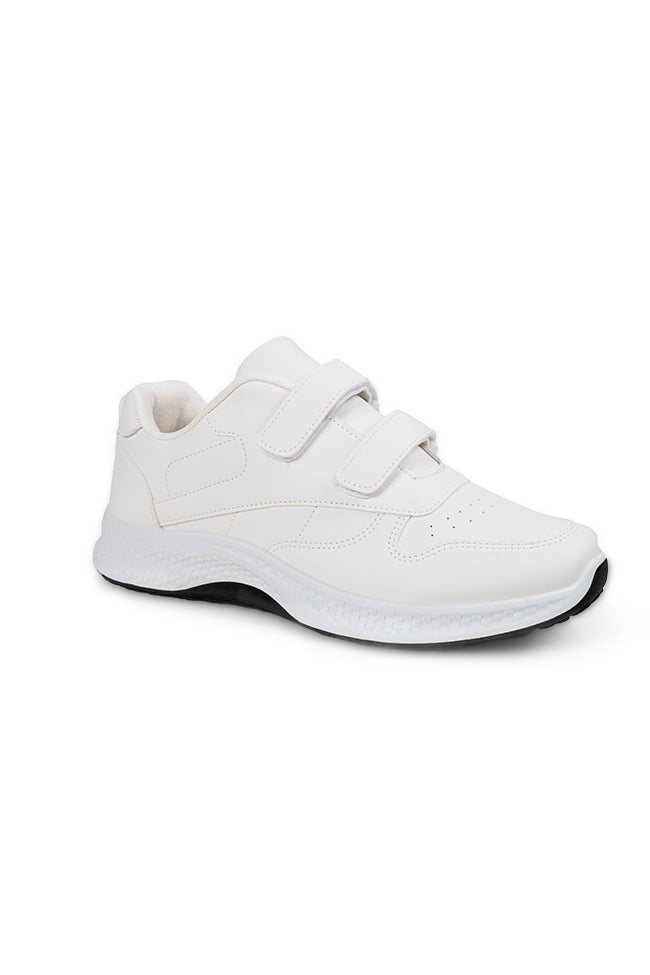 Noah Matt PU Twin Touch Fasten Sports Men's Trainer White