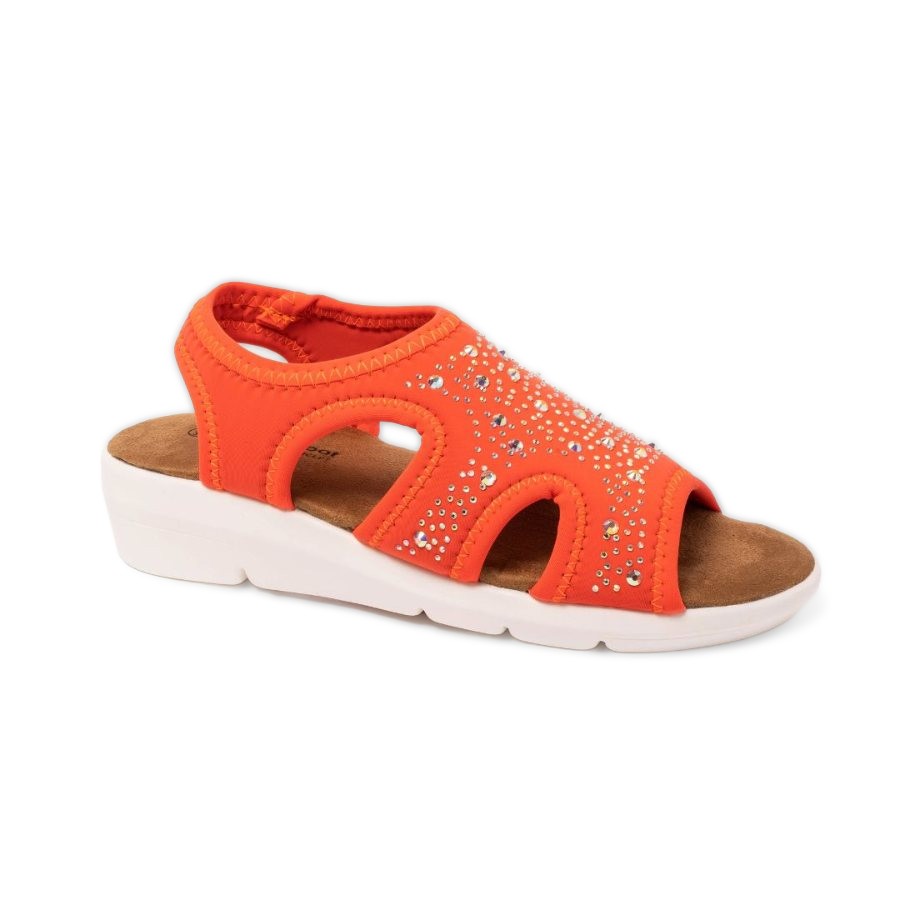 Olivia Burnt Orange Dr Lightfoot Sandal